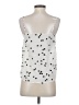 Equipment 100% Silk Stars White Sleeveless Silk Top Size XS - photo 2