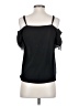 Paper Crane 100% Polyester Black Sleeveless Blouse Size S - photo 2
