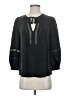 Joie 100% Silk Black 3/4 Sleeve Silk Top Size XS - photo 1
