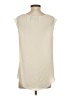 Theory 100% Silk Ivory Sleeveless Silk Top Size P (petite) - photo 2