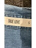 True Love Blue Sleeveless Button-Down Shirt Size S - photo 4