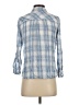 Assorted Brands 100% Rayon Plaid Blue 3/4 Sleeve Button-Down Shirt Size S - photo 2