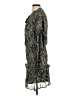 Aqua 100% Polyester Animal Print Gray Casual Dress Size L - photo 5