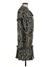 Aqua 100% Polyester Animal Print Gray Casual Dress Size L - photo 4