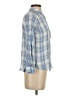 Assorted Brands 100% Rayon Plaid Blue 3/4 Sleeve Button-Down Shirt Size S - photo 4