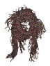 Unbranded Tweed Brown Burgundy Scarf One size - photo 1