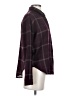 ASTR The Label Plaid Burgundy Long Sleeve Blouse Size XS - photo 4