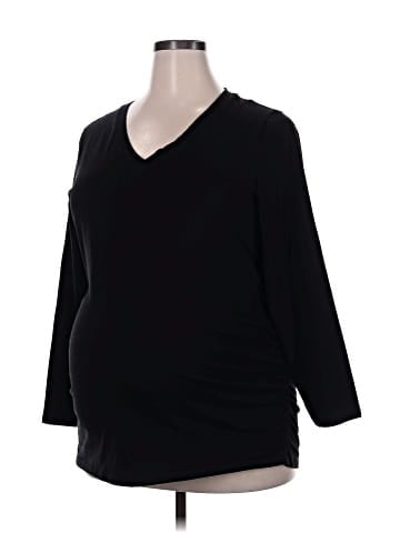 Old Navy - Maternity 3/4 Sleeve T-Shirt (view 1)