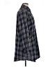HOTOUCH Plaid Blue 3/4 Sleeve Button-Down Shirt Size XL - photo 4
