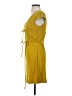 étophe studios Solid Yellow Casual Dress Size S - photo 5