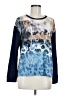 TR Print Blue Pullover Sweater Size 8 - photo 1