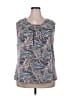 Assorted Brands Blue Sleeveless Blouse Size XXL - photo 1