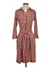 Kenar Polka Dots Red Casual Dress Size 4 - photo 1