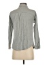 Boden Chevron-herringbone Gray Long Sleeve Button-Down Shirt Size 4 - photo 2
