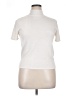 Sag Harbor 100% Acrylic Ivory Short Sleeve Turtleneck Size L (petite) - photo 1