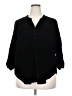 Torrid Black 3/4 Sleeve Blouse Size 2X Plus (2) - photo 1