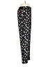 Ann Taylor 100% Polyester Print Black Casual Pants Size S - photo 4
