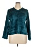 Hannah 100% Polyester Teal Cardigan Size XL - photo 1