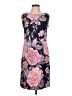 Connected Apparel Floral Pink Casual Dress Size 10 - photo 1