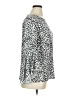 Prelude Silver Black Long Sleeve Blouse Size XL - photo 4