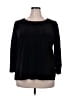 Talbots Solid Black Pullover Sweater Size 2X(18-20) - photo 1