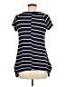 Olivia Blu Stripes Blue Short Sleeve T-Shirt Size M - photo 2