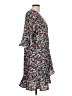 Lea & Viola 100% Polyester Floral Black Casual Dress Size L - photo 4