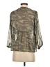 Maurices 100% Polyester Green 3/4 Sleeve Blouse Size S - photo 2