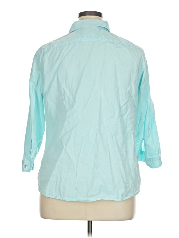 Jones New York Signature 3/4 Sleeve Button-Down Shirt (view 2)