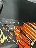 Glam 100% Polyester Graphic Black Long Sleeve Blouse Size M - photo 7