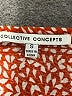 Collective Concepts Orange 3/4 Sleeve Blouse Size S - photo 7
