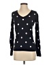Tommy Hilfiger 100% Cotton Polka Dots Black Pullover Sweater Size S - photo 1