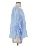 DKNY 100% Cotton Blue 3/4 Sleeve Blouse Size S - photo 4