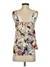 Amanda U. 100% Polyester Ivory Sleeveless Blouse Size S - photo 2
