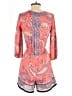 Sequin Hearts 100% Polyester Paisley Orange Romper Size S - photo 2
