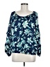 Fred David 100% Polyester Blue Long Sleeve Blouse Size M - photo 1