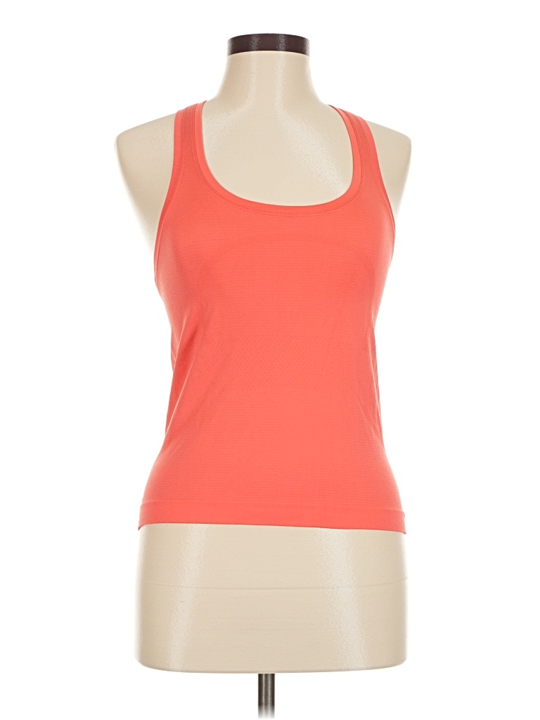 Pre-owned Lululemon Athletica Active Tank Top In Orange