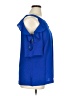 City Chic Blue Short Sleeve Blouse Size 14 - photo 4