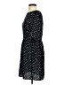 Everly 100% Polyester Polka Dots Black Casual Dress Size M - photo 5