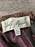 Yoly Muñoz Paisley Brown Pink Formal Skirt Size 6 (estimated) - photo 4