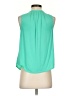 Merona 100% Polyester Green Sleeveless Blouse Size XS - photo 2