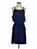 Assorted Brands Solid Blue Casual Dress Size S - photo 1