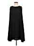 Halogen 100% Polyester Solid Black Casual Dress Size L - photo 1