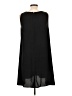 Halogen 100% Polyester Solid Black Casual Dress Size L - photo 2