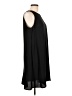 Halogen 100% Polyester Solid Black Casual Dress Size L - photo 4