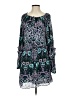 Parker 100% Polyester Paisley Teal Casual Dress Size S - photo 1