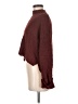 Pink Rose 100% Polyester Burgundy Turtleneck Sweater Size M - photo 5