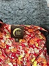 Blu Moon 100% Rayon Floral Red Orange Casual Dress Size XS (0) - photo 4