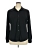 Van Heusen Solid Black Long Sleeve Blouse Size XL - photo 1