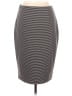 Ann Taylor Stripes Black Casual Skirt Size 10 - photo 2